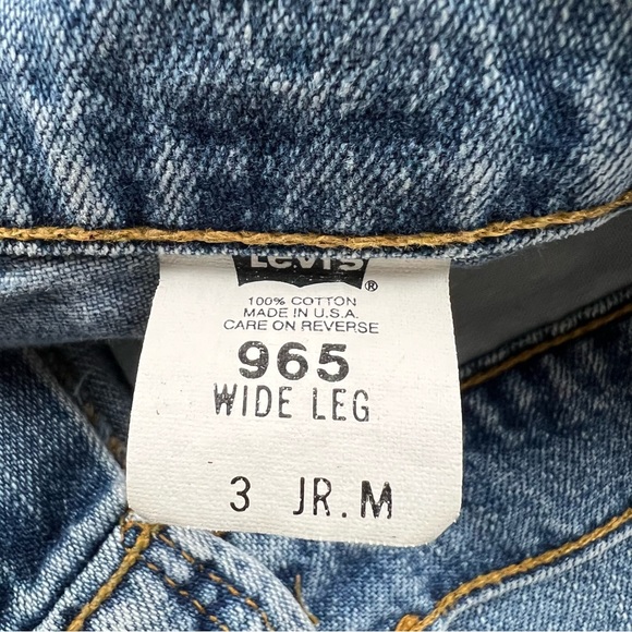 Vintage Levi’s 10965 USA Made Denim Cutoff Shorts - Picture 15 of 17